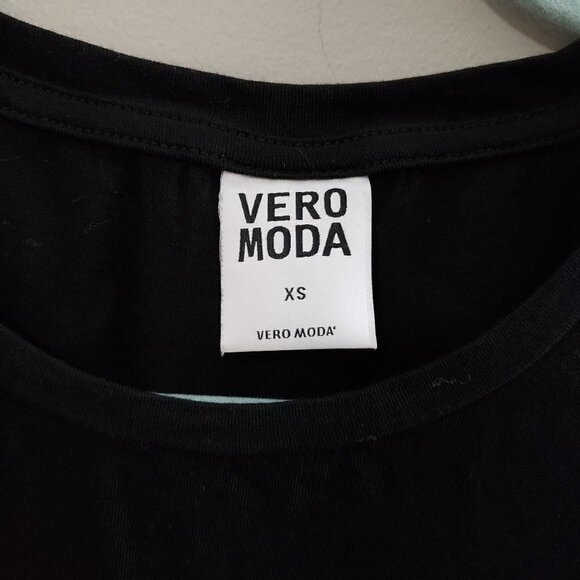 Vero Moda #Famous Hashtag Tank Top Tee Sz XS - Picture 6 of 7